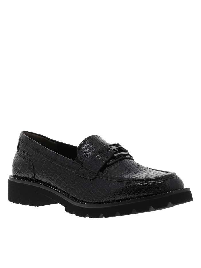 Mocassins noirs vernis avec...