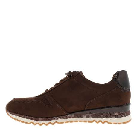 Baskets running chocolat à talon plat et une fermeture à lacets - Image 3