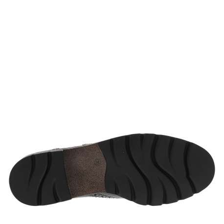 Derbies noires à semelle plate avec une fermeture à lacets - Image 6