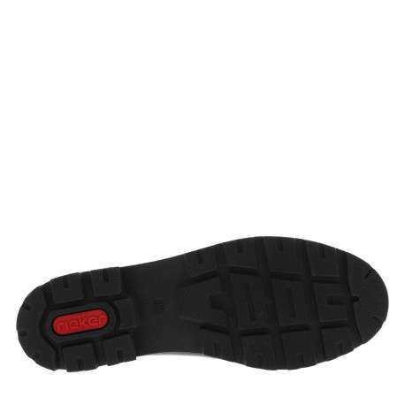 Mocassins noirs à talon décroché bas avec des soufflets élastiqués - Image 6