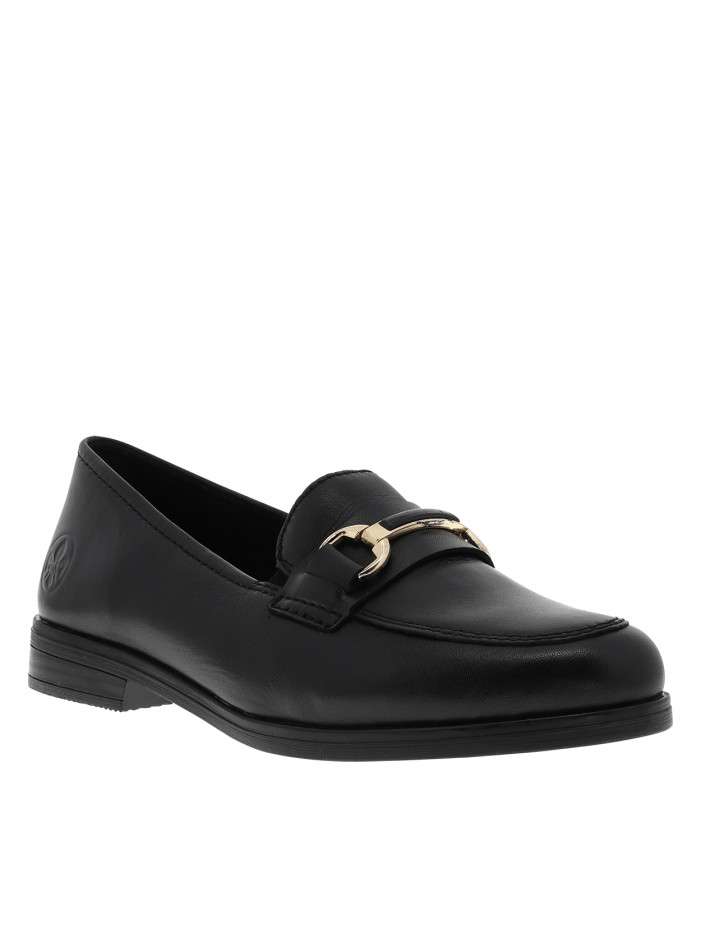 Mocassins en cuir noirs...