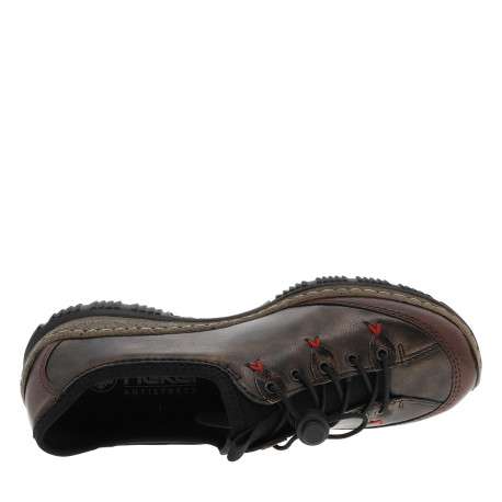 Sneakers marron avec un talon plat et munies d'une fermeture slip-on - Image 5