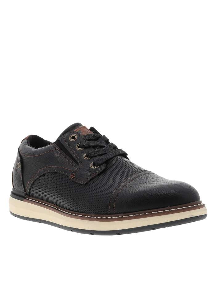 Derbies noires à talon plat...