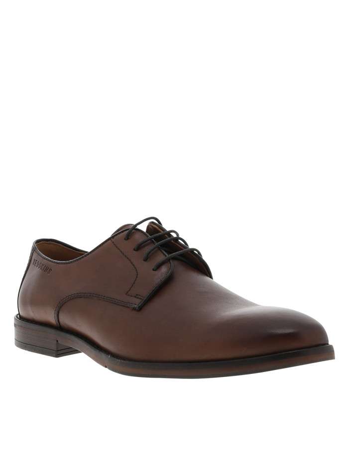 Derbies en cuir brandy avec...