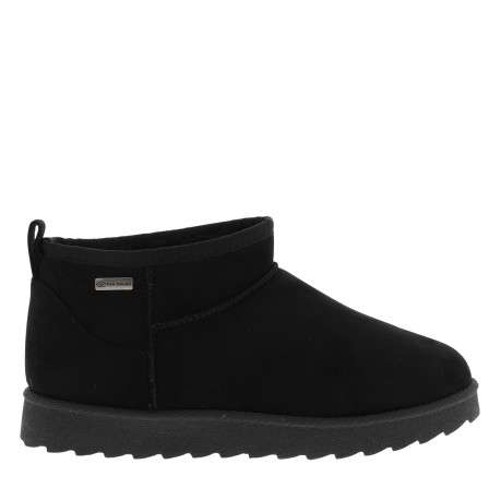 Boots noires à talon plat dotées d'un intérieur doux entièrement doublé - Image 2