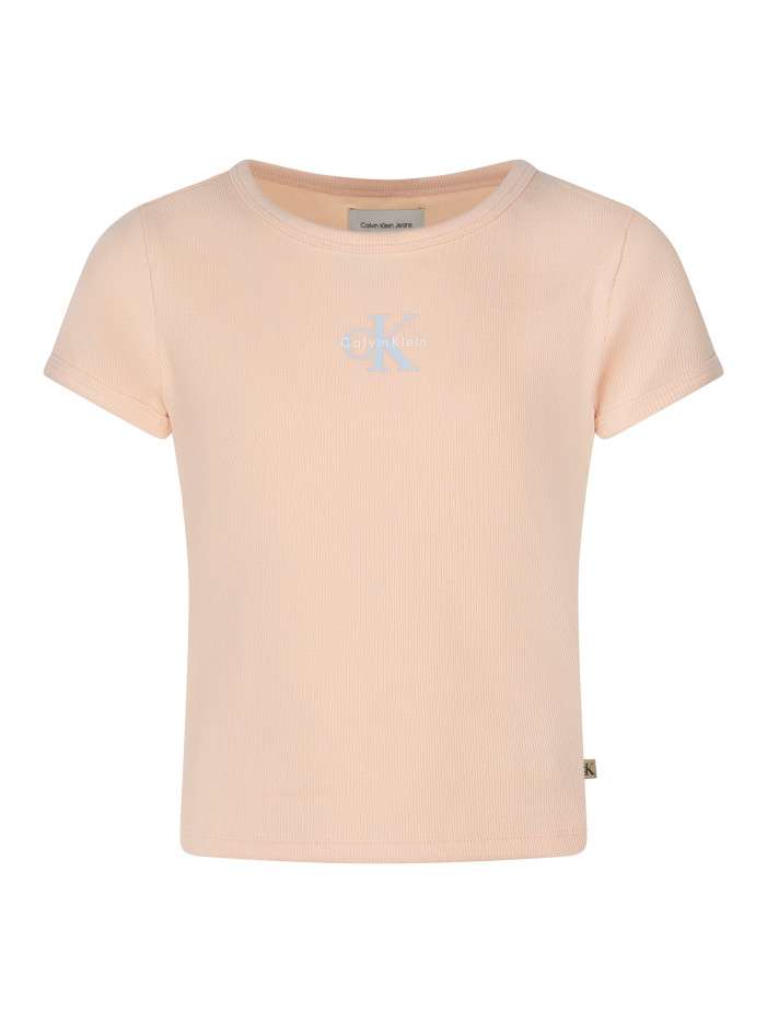 T-shirt en coton pêche uni...