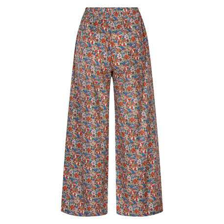 Pantalon chino en coton multicolore floral avec une coupe bootcut - Image 2