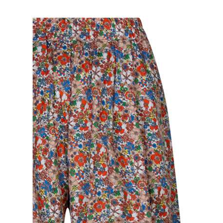 Pantalon chino en coton multicolore floral avec une coupe bootcut - Image 3