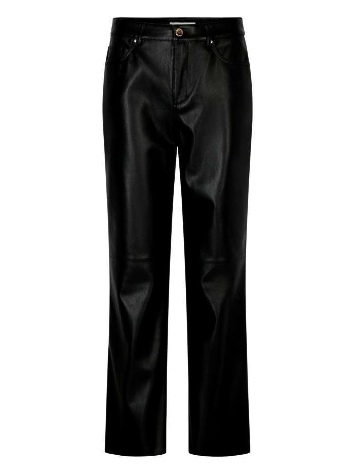 Pantalon noir uni avec une...