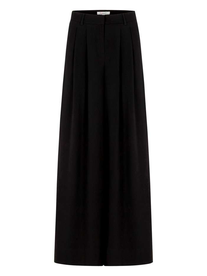 Pantalon noir uni avec une...