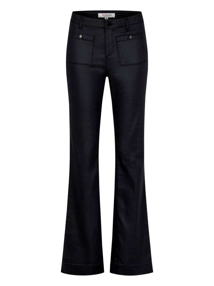 Pantalon noir uni avec une...