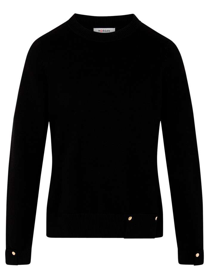 Pull noir uni avec une...