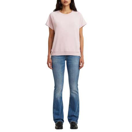 Jean en coton stone à coupe bootcut pourvu de multiples poches - Image 2