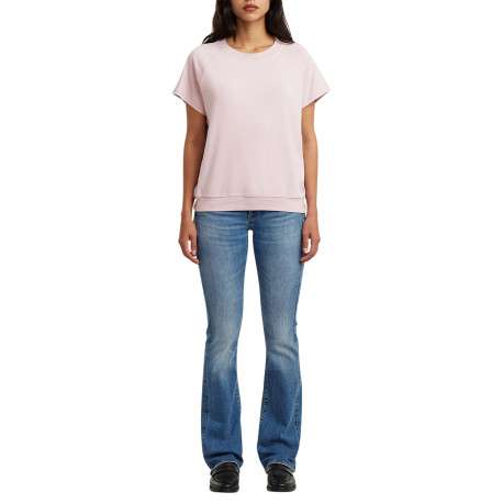 Jean en coton stone à coupe bootcut pourvu de multiples poches - Image 4