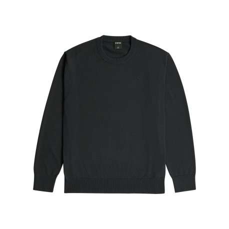 Pull nuit col rond pourvu d'une coupe droite et de manches longues