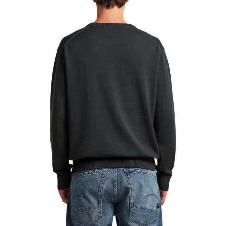 Pull nuit col rond pourvu d'une coupe droite et de manches longues - Image 4
