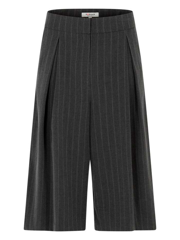 Short chino gris à rayures...