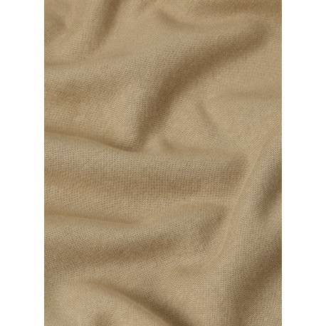 Sweat beige pourvu d'une coupe droite et du logo de la marque - Image 2