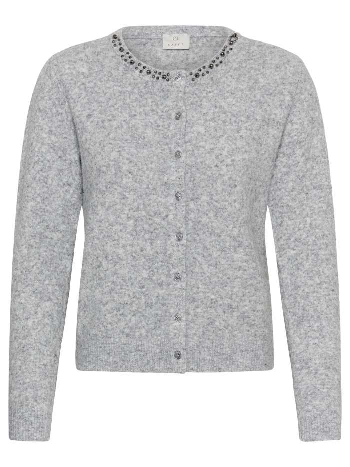 Gilet gris uni avec une...