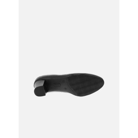 Escarpins noirs vernis avec semelle à talon décroché moyen épais - Image 6