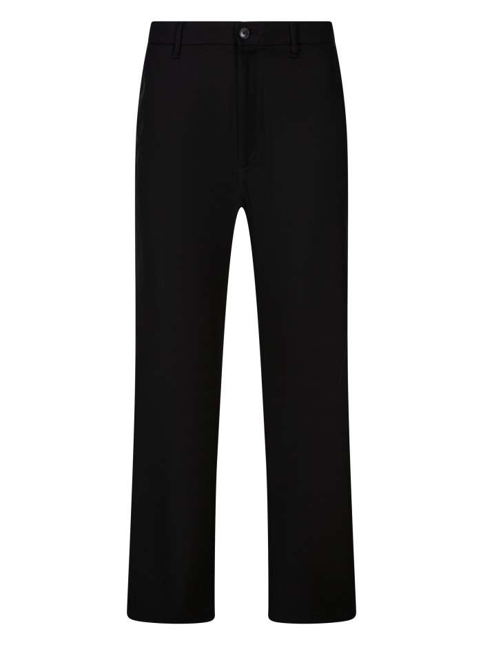 Pantalon chino noir à coupe...