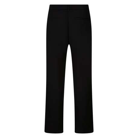 Pantalon chino noir à coupe droite doté d'une fermeture zippée avec 1 bouton - Image 2