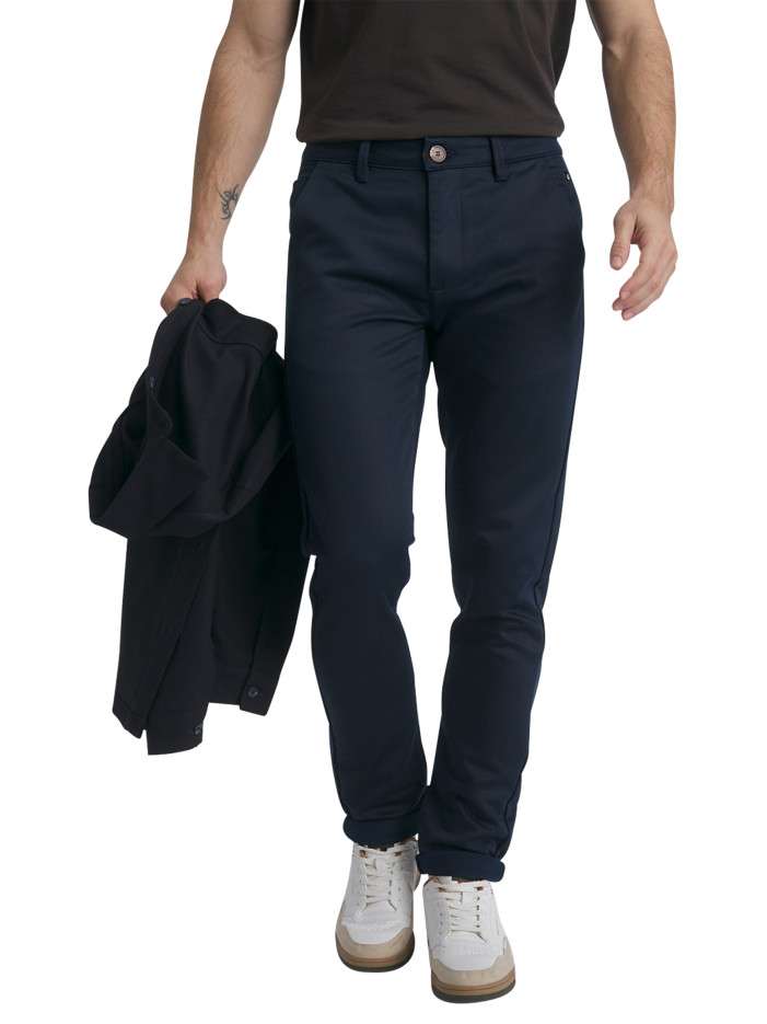 Pantalon chino en coton...