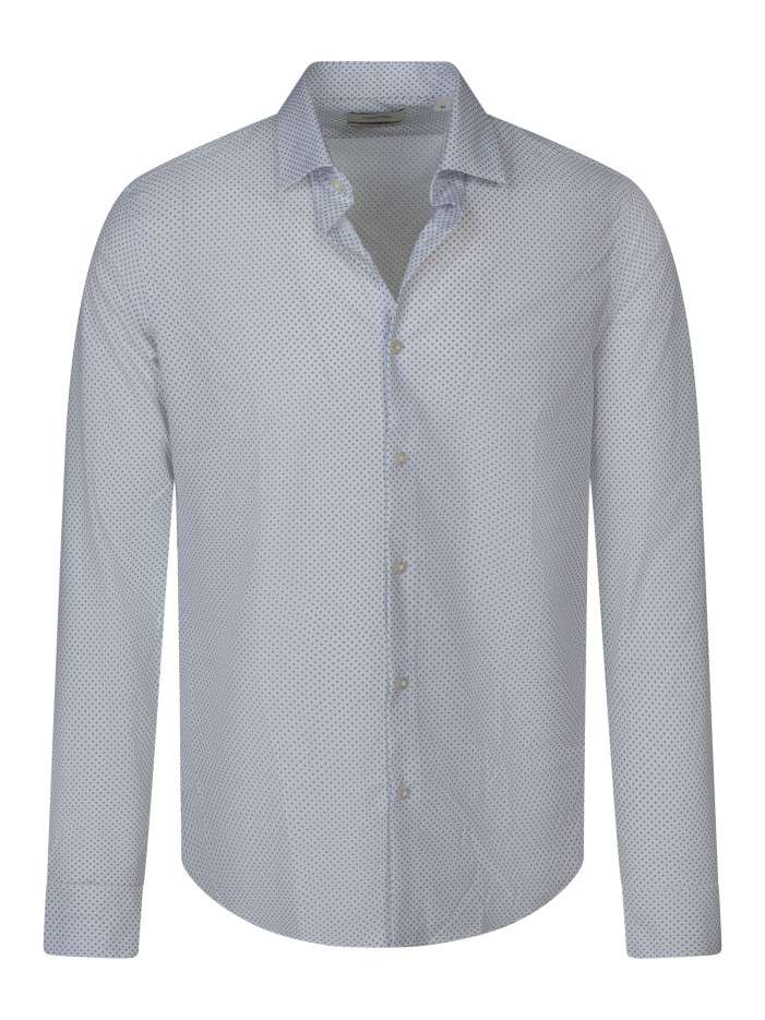 Chemise blanche à motifs...