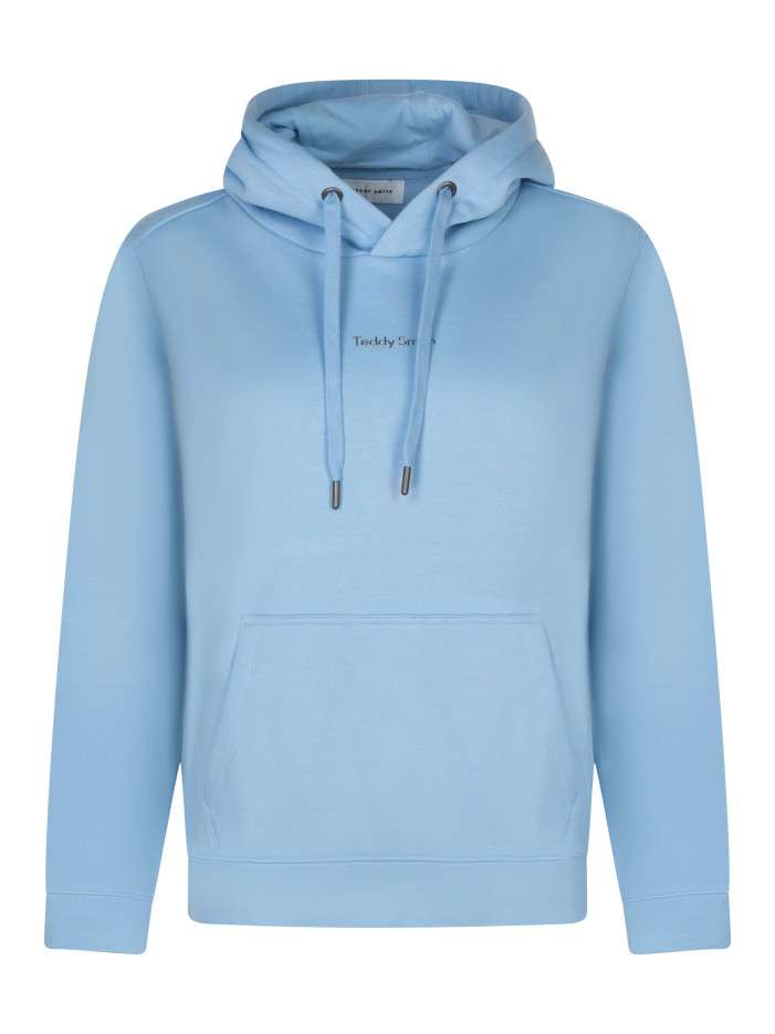 Sweat en coton mélangé bleu...