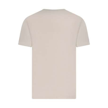 T-shirt à coupe droite en coton biologique écru avec un imprimé floral - Image 2