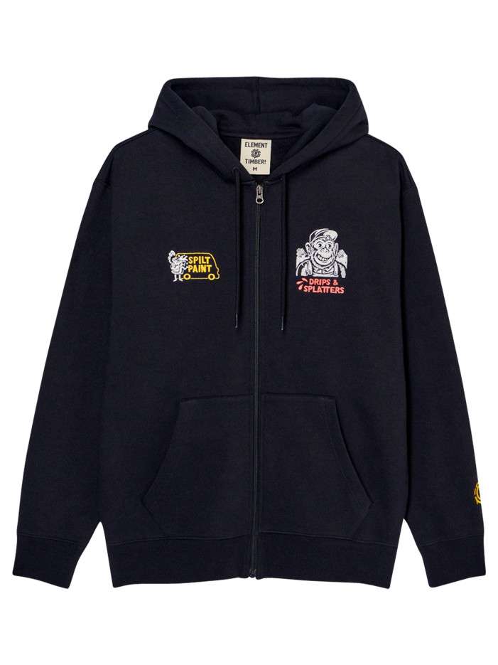 Sweat zippé en coton...