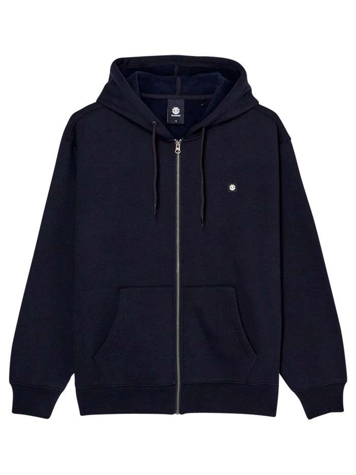 Sweat zippé noir pourvu...