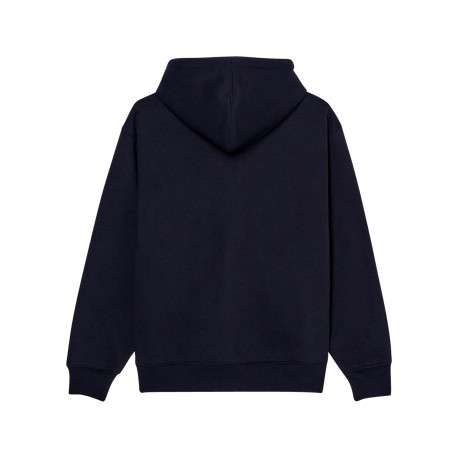Sweat zippé noir pourvu d'une coupe droite et de manches longues - Image 2
