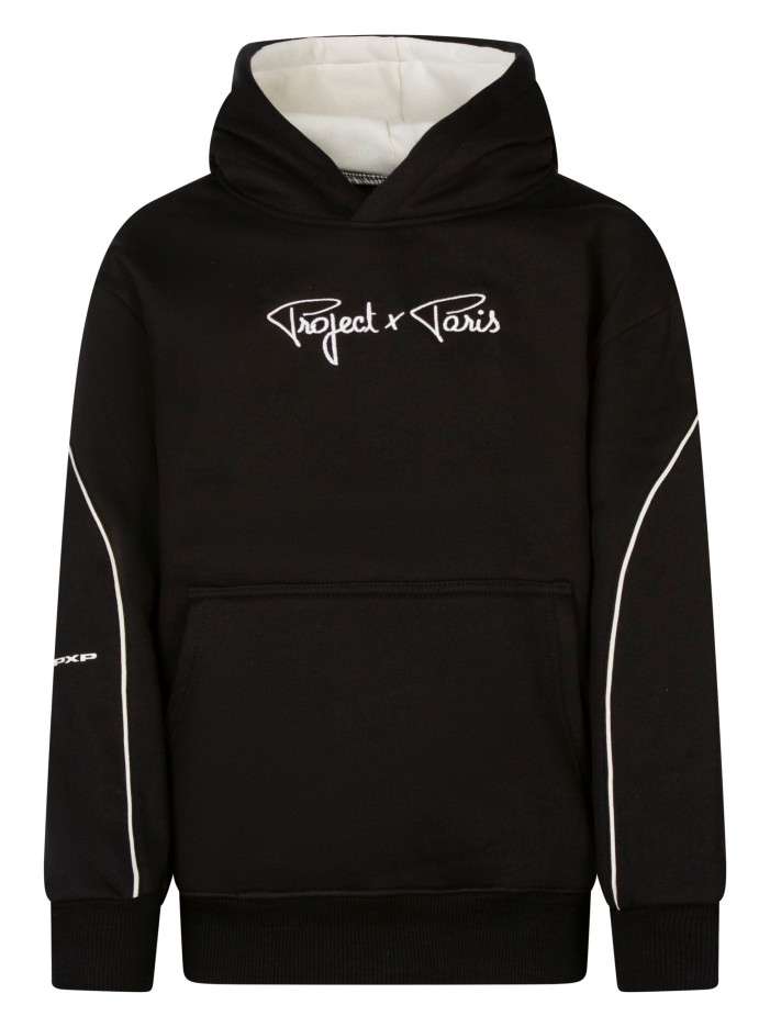 Sweat noir et blanc muni...