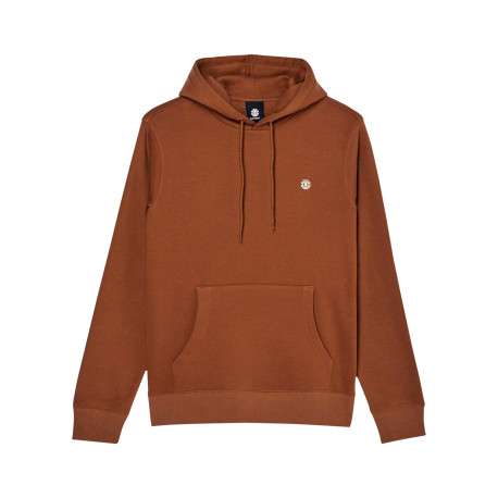 Sweat en coton mélangé orange à coupe droite pourvu de manches longues