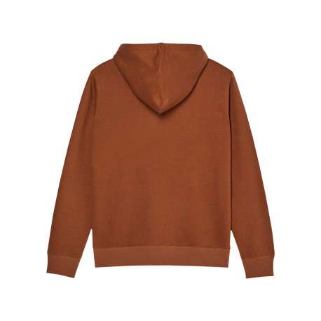 Sweat en coton mélangé orange à coupe droite pourvu de manches longues - Image 2