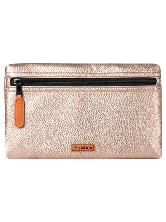 Pochette beige unie avec...