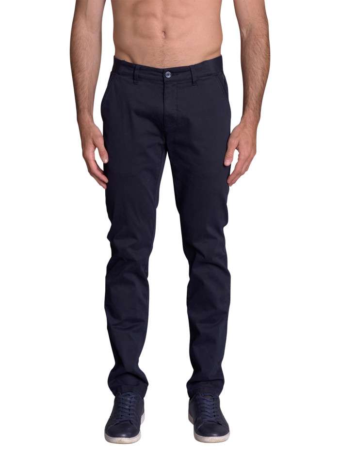 Pantalon chino en coton...
