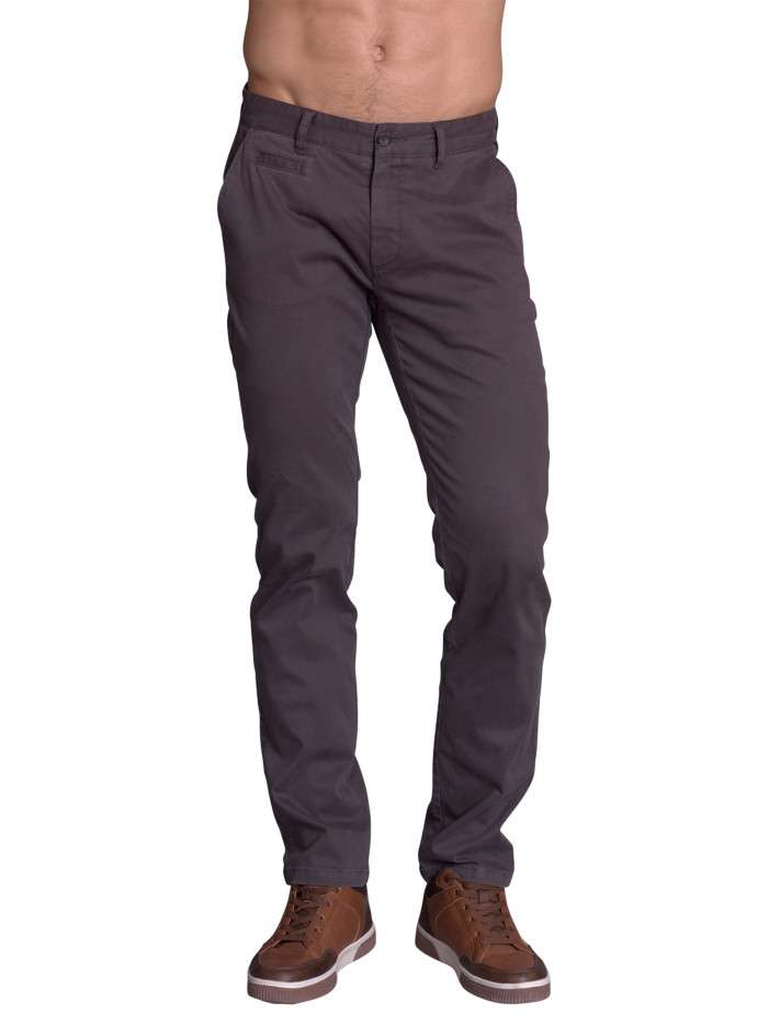 Pantalon chino en coton...