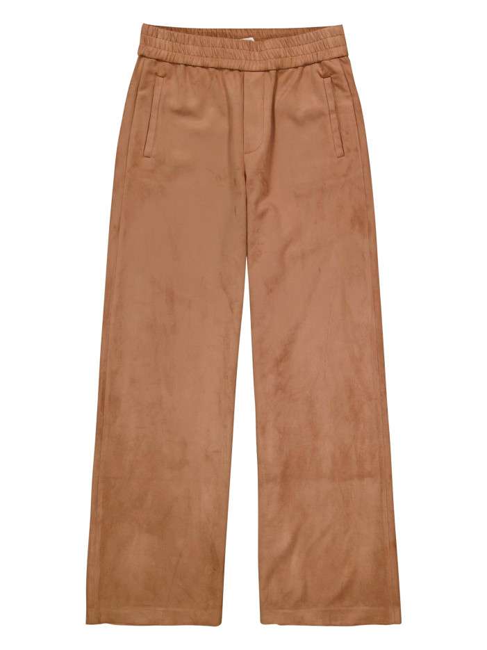Pantalon chino beige à...