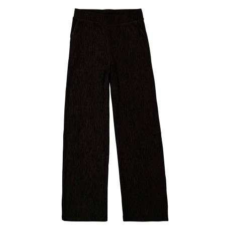 Pantalon chino noir à coupe bootcut pourvu de poches italiennes