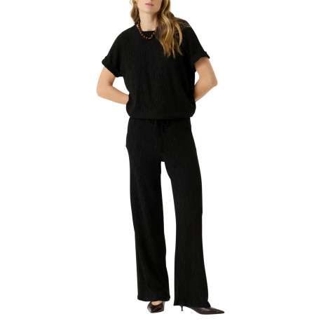 Pantalon chino noir à coupe bootcut pourvu de poches italiennes - Image 2