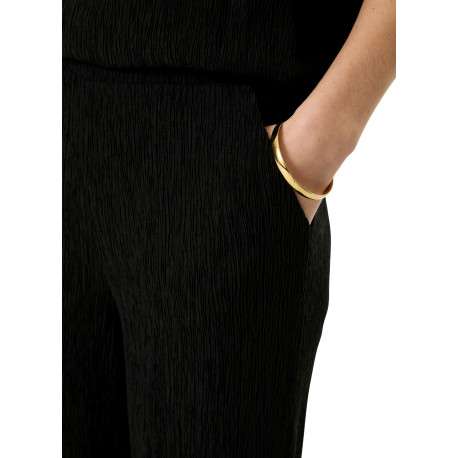Pantalon chino noir à coupe bootcut pourvu de poches italiennes - Image 4