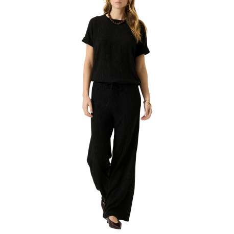 Pantalon chino noir à coupe bootcut pourvu de poches italiennes - Image 5