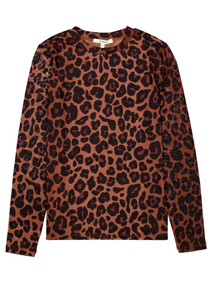 T-shirt léopard coupe...