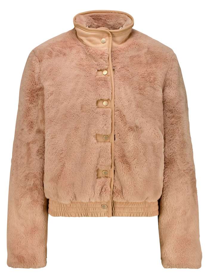 Blouson beige à coupe...