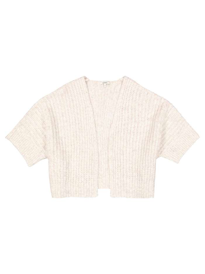 Gilet écru ouvert pourvu...