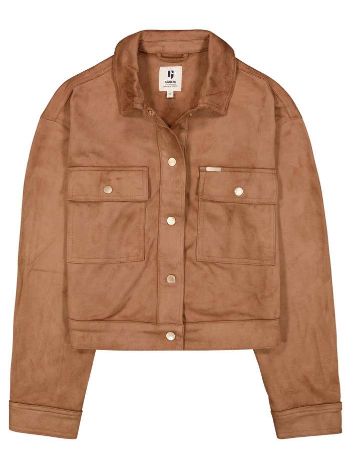 Blouson taupe à coupe...