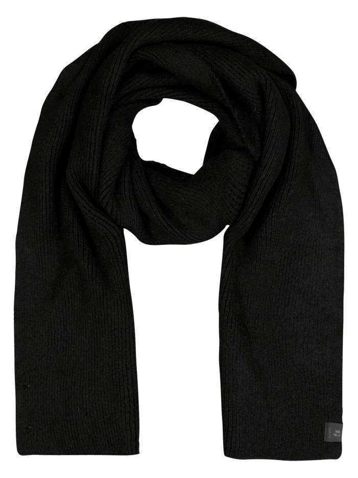 Écharpe noire en maille...