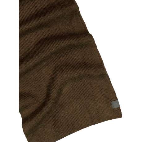 Écharpe kaki en maille tricotée pourvue de l'étiquette de la marque - Image 2